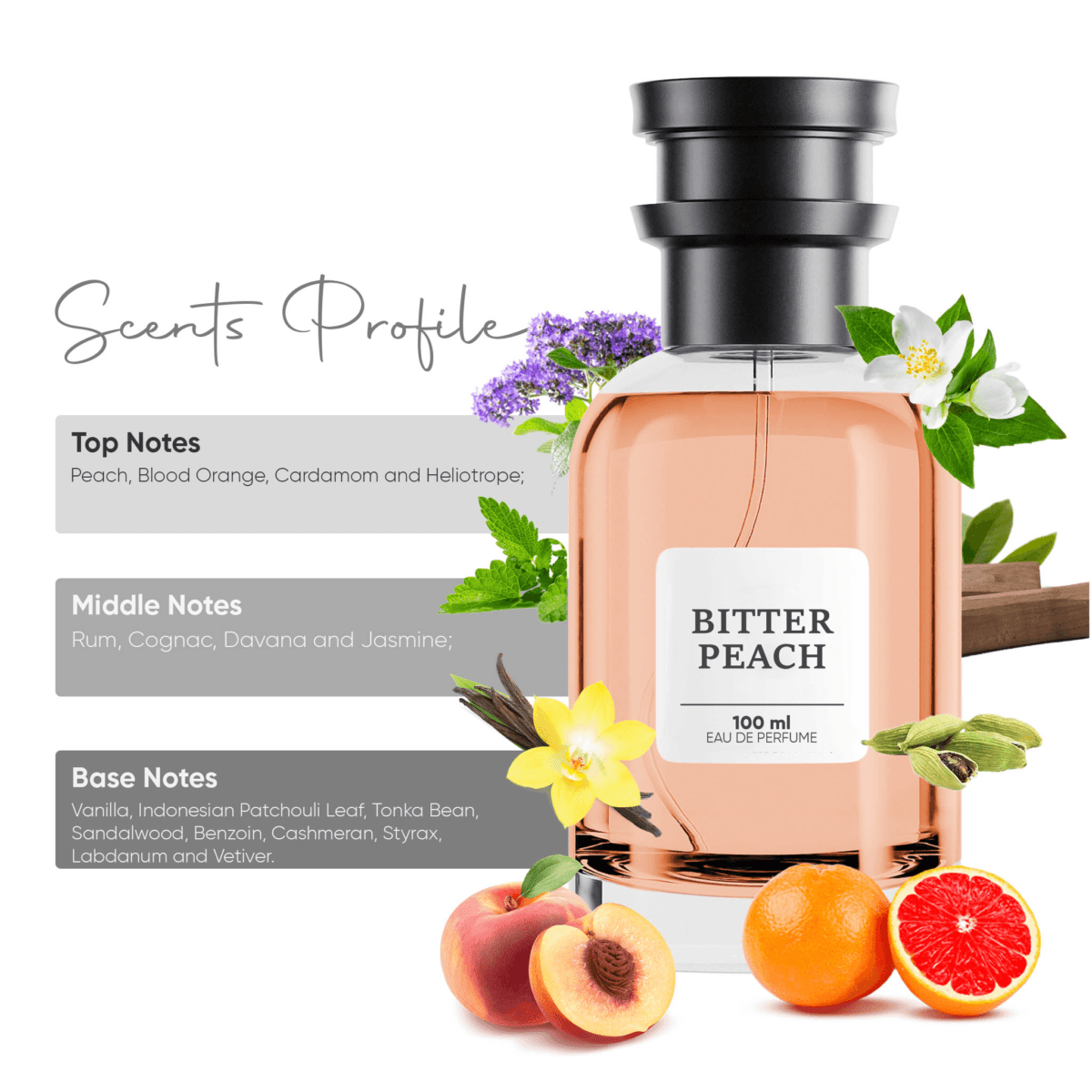 Bitter Peach - Eau de Parfum (for him/her) - Image 3