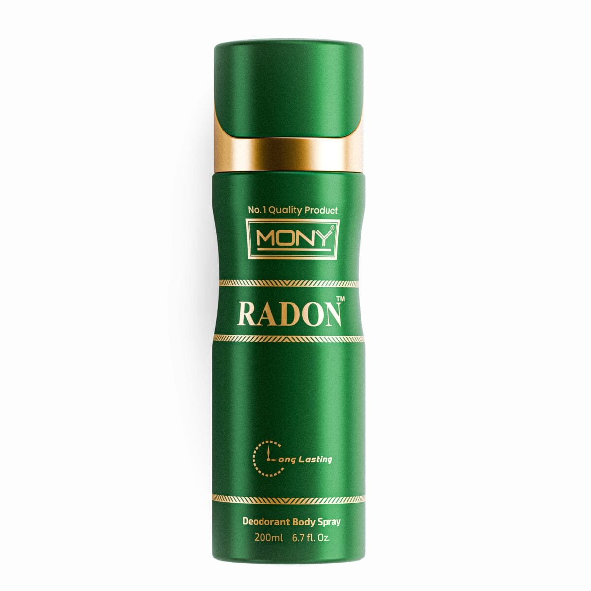 Mony Radon Deodorant for Men | No Gas | Long-Lasting Perfume Body Spray, 200 ml