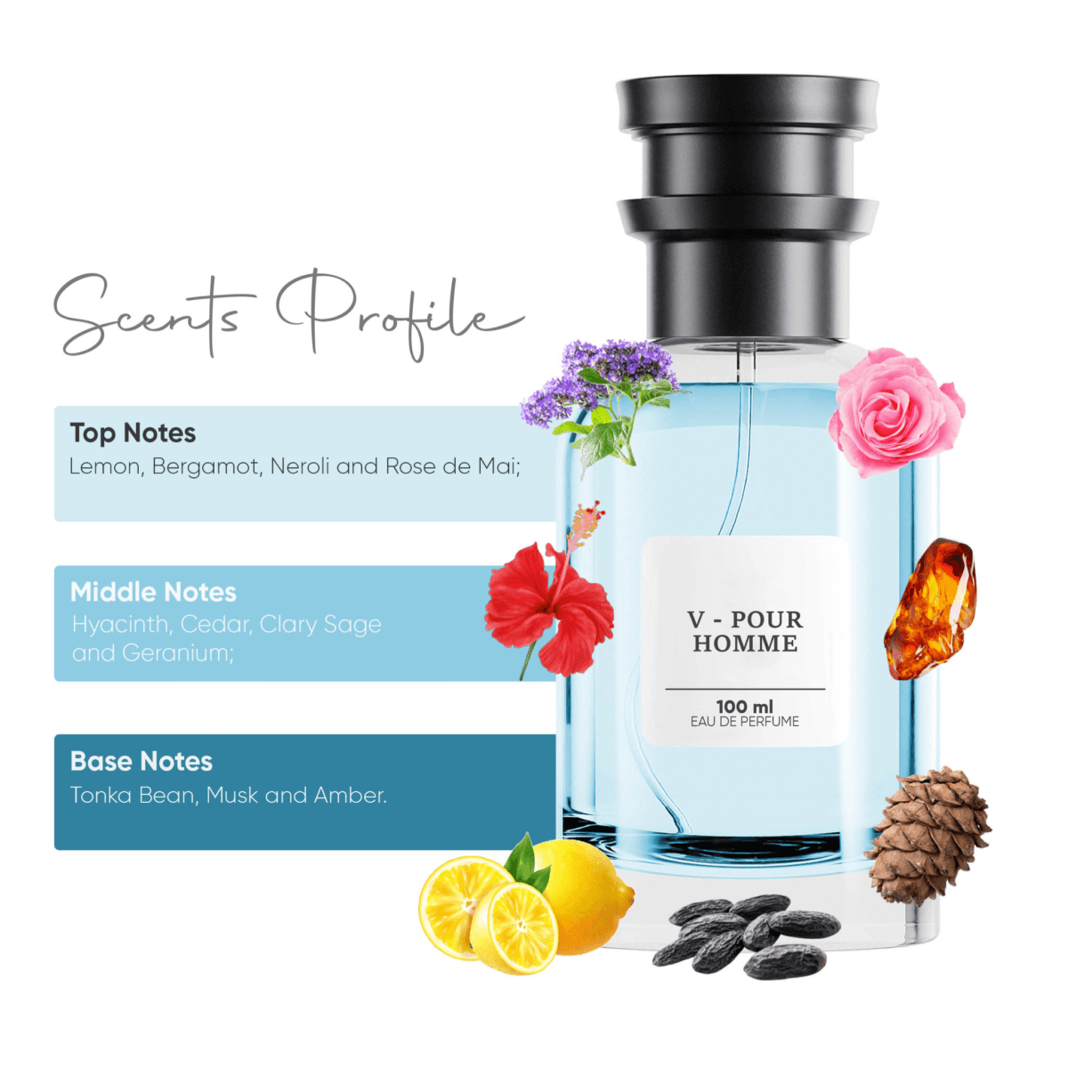 V Pour Homme - Eau de Parfum (for him) - Image 3