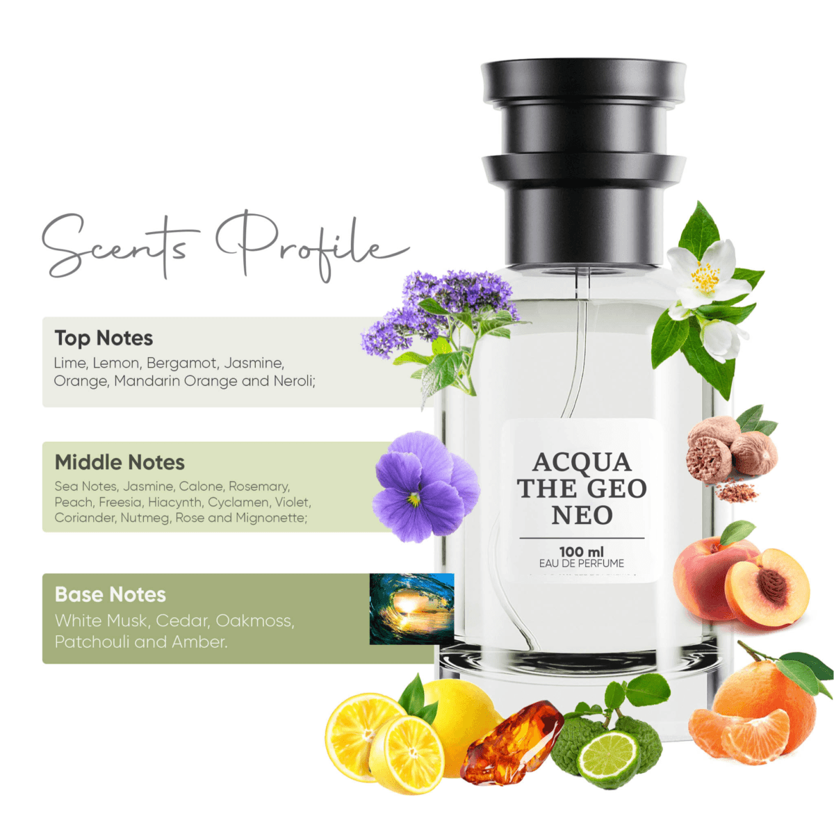 Acqua The Geo Neo  - Eau de Parfum (for him) - Image 3