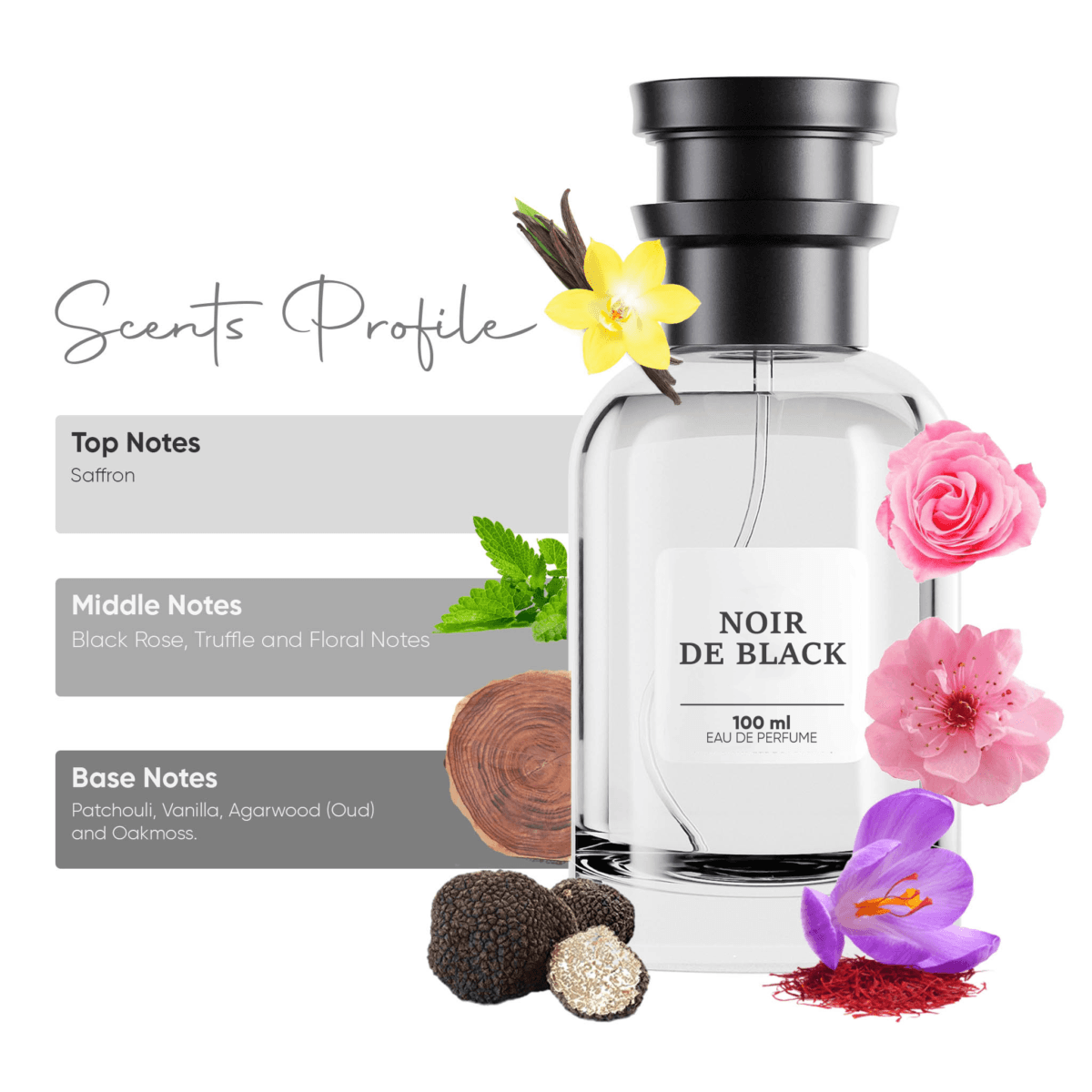 Noir De Black - Eau de Parfum (for him) - Image 3