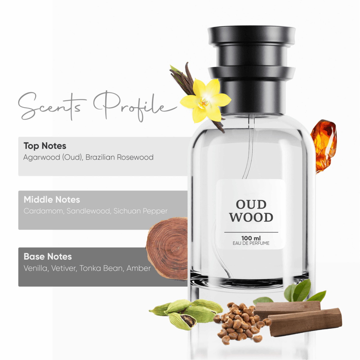 Oud Wood  - Eau de Parfum (for him/her) - Image 3