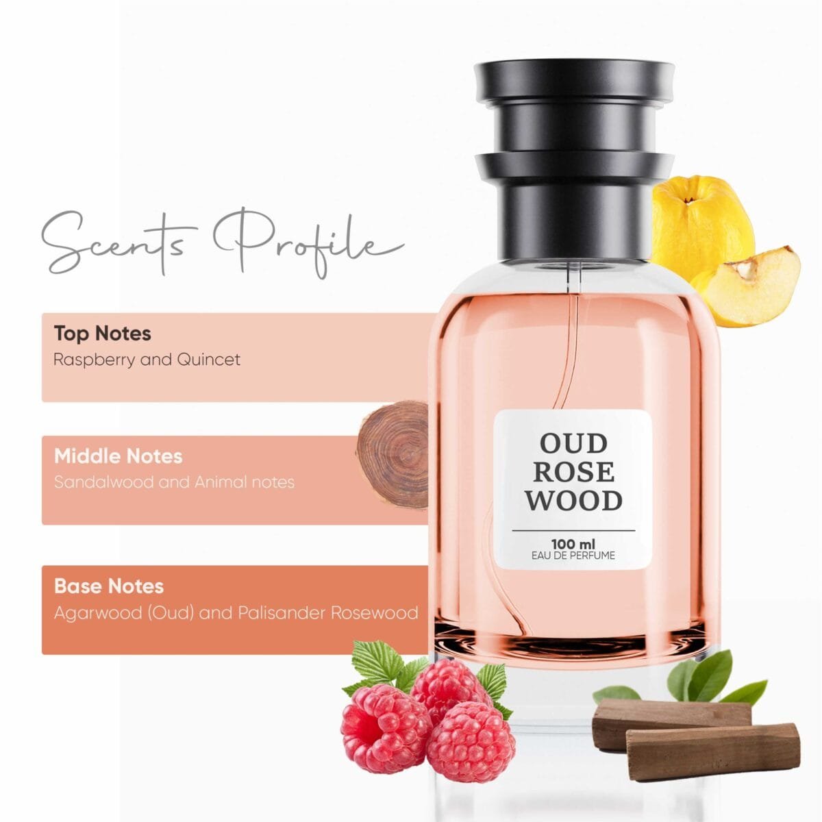 Oud Rose Wood - Eau de Parfum (for him/her) - Image 3