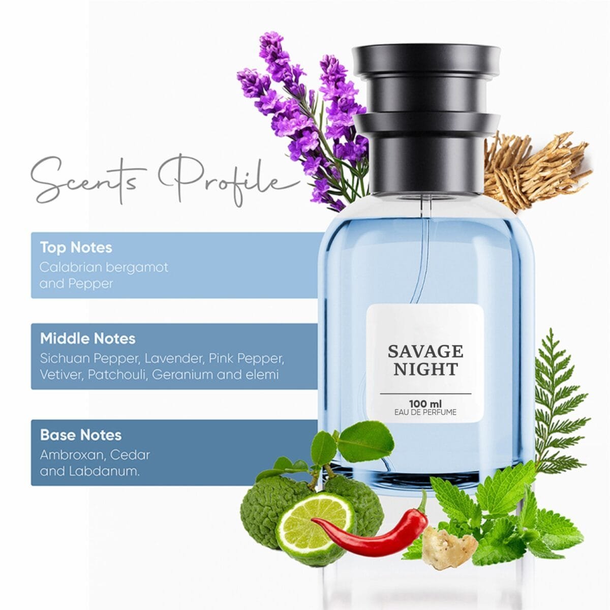 Savage Nights - Eau de Parfum (for him) - Image 3